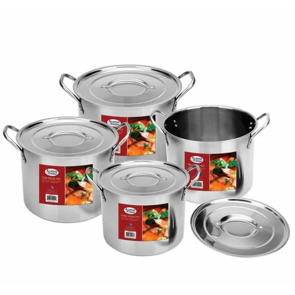 STEAMERS STAINLESS STEEL POT SET WITH LID